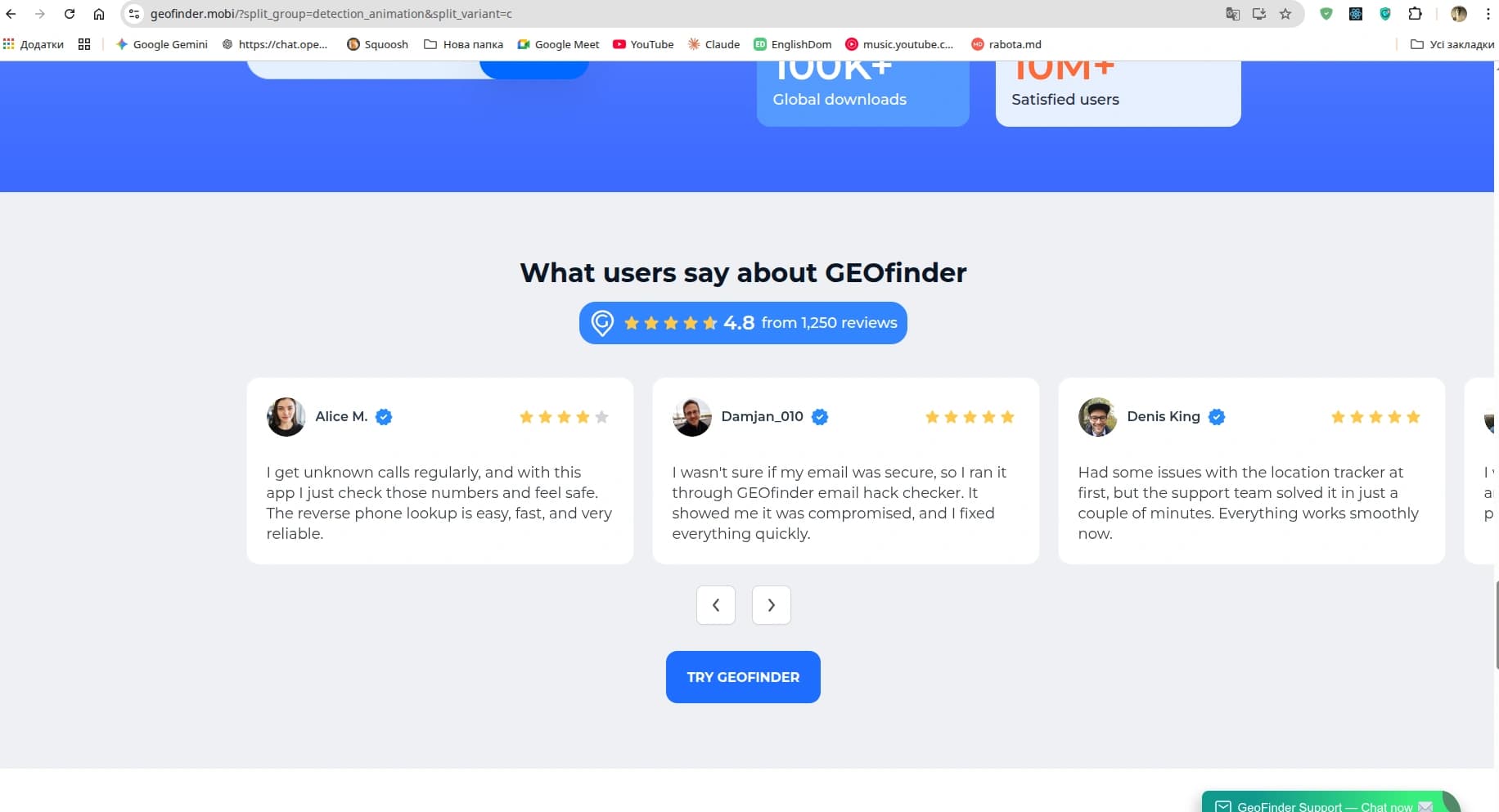 GEOfinder screenshot 3