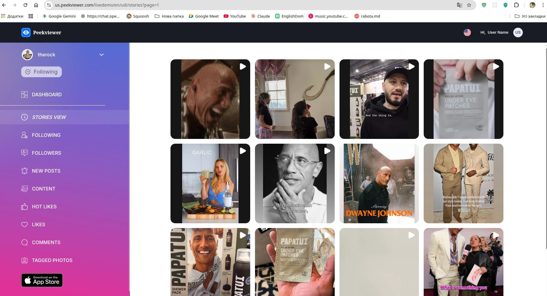 PeekViewer Live Demo screenshot 2
