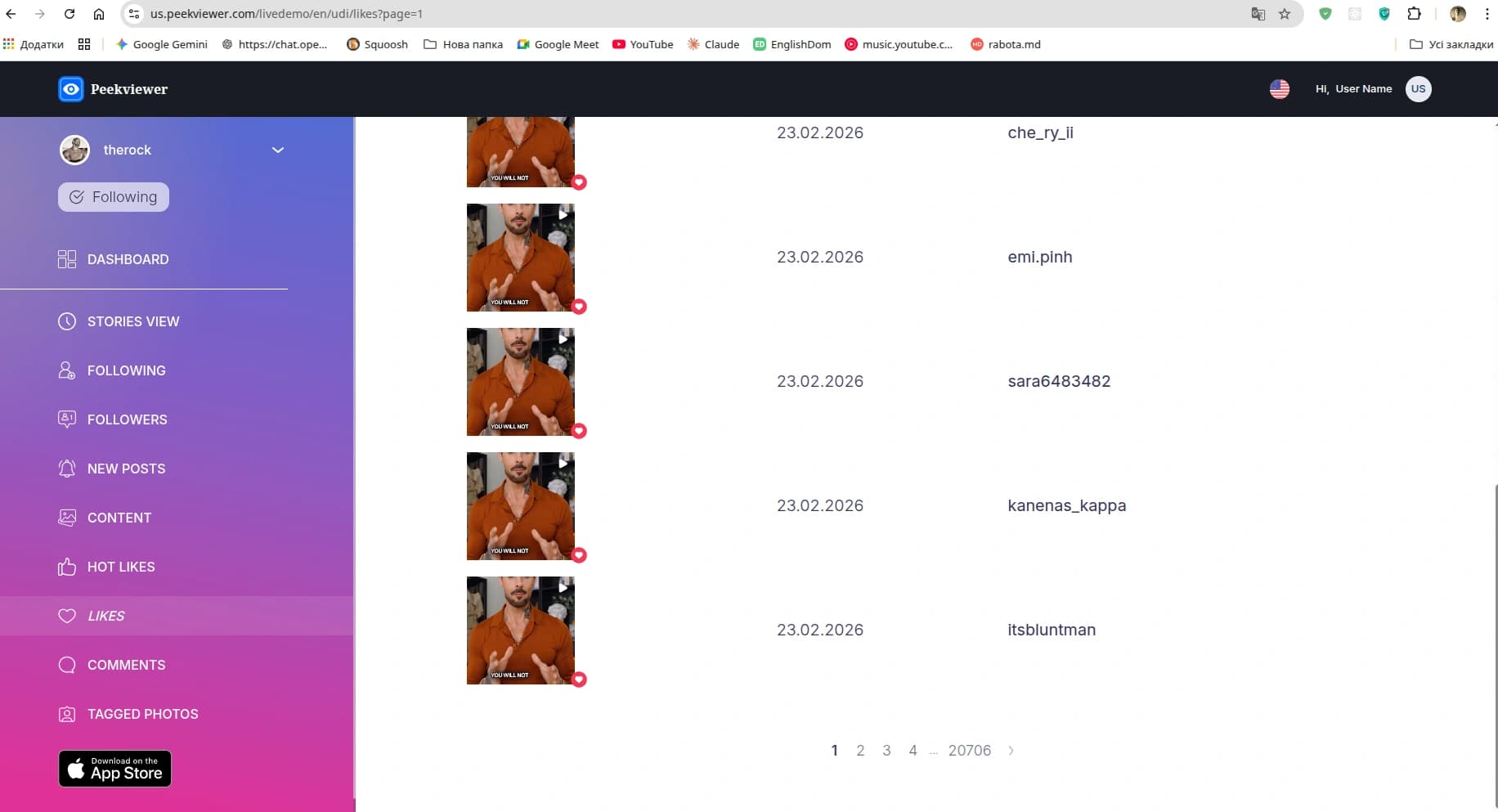 PeekViewer Live Demo screenshot 3